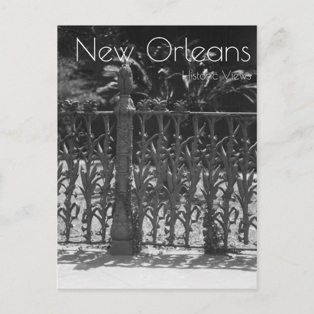 Postal Cornstalk Fence de hierro forjado (Anverso)