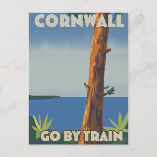 Postal Cornualles ir en tren