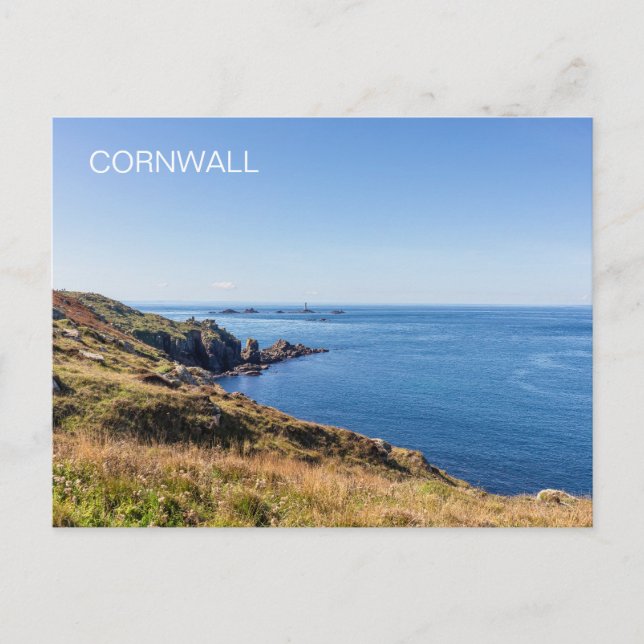 Postal Cornualles Land's End Inglaterra  (Anverso)