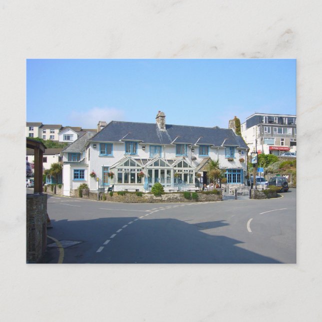 Postal Cornwall, St Mawes Pub (Anverso)