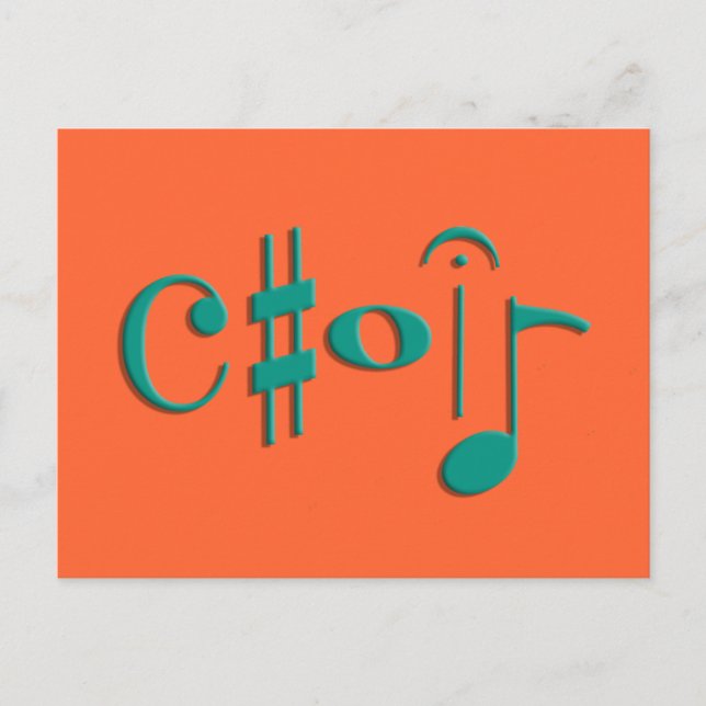 Postal coro (Anverso)