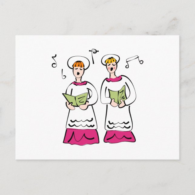 Postal Coro de la Iglesia (Anverso)