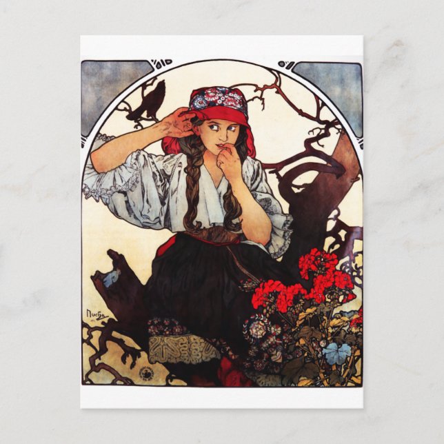 Postal Coro de Maestros de Moravia (Anverso)