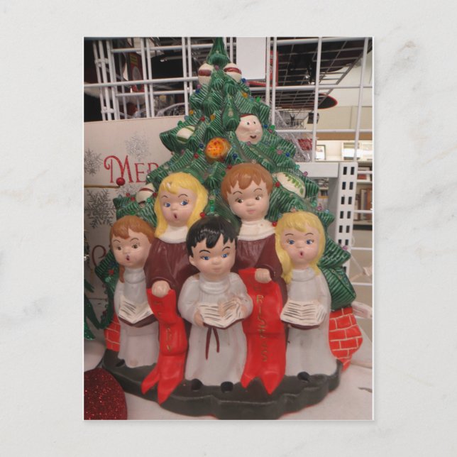 Postal Coro de navidades (Anverso)