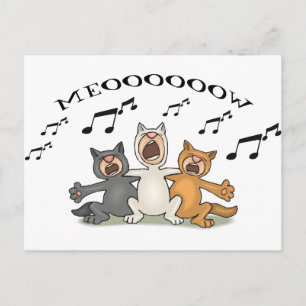 Postal Coro del gato