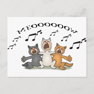 Postal Coro del gato