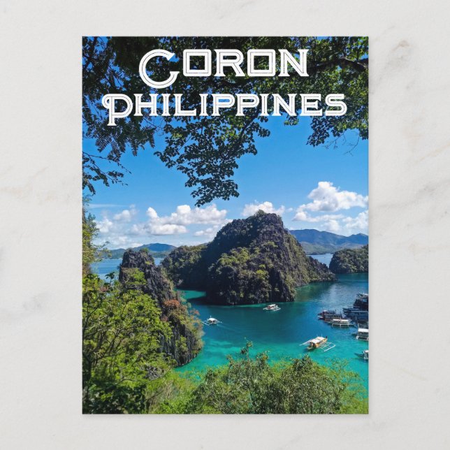 Postal Coron (Filipinas) (Anverso)