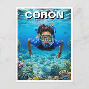 Postal Coron Philippines Scuba Diver