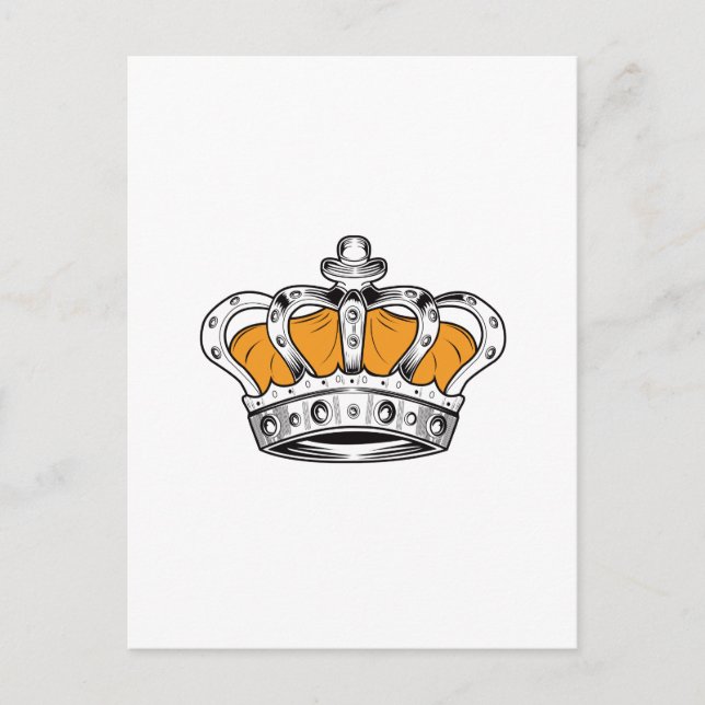 Postal Corona - Amarillo (Anverso)