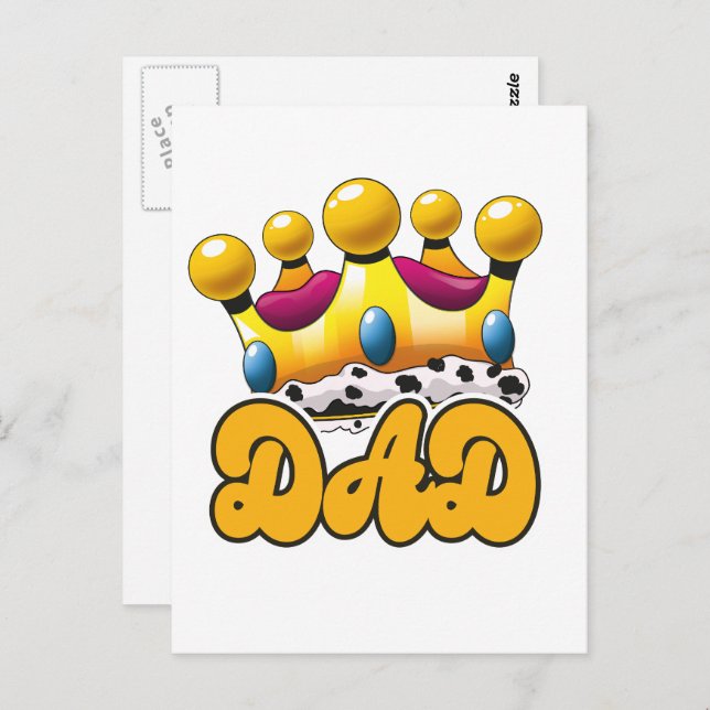 Postal Corona de Dad Kings (Anverso / Reverso)