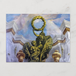Postal corona de fresco