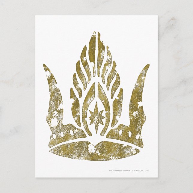 Postal Corona de Gondor (Anverso)