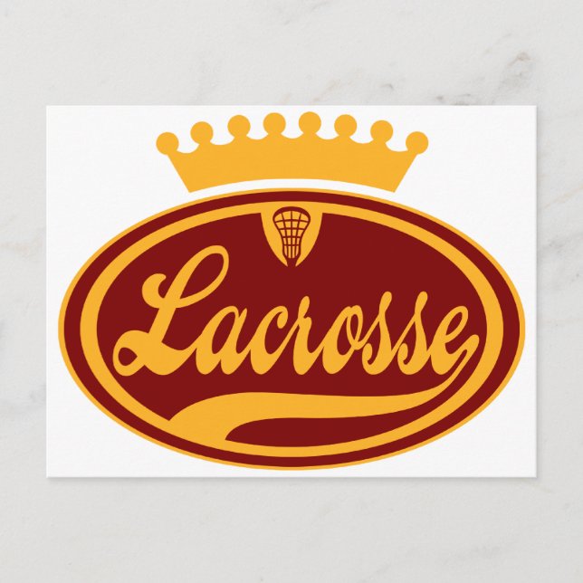 Postal Corona de Lacrosse (Anverso)