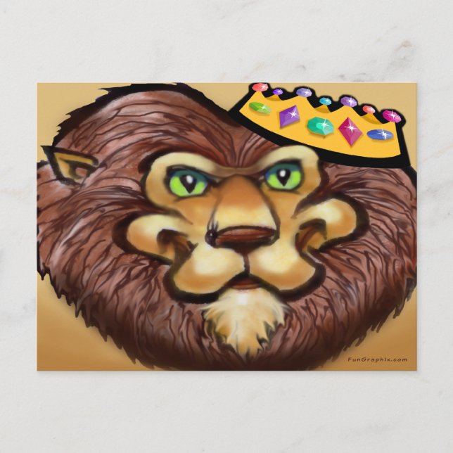 Postal Corona de León (Anverso)