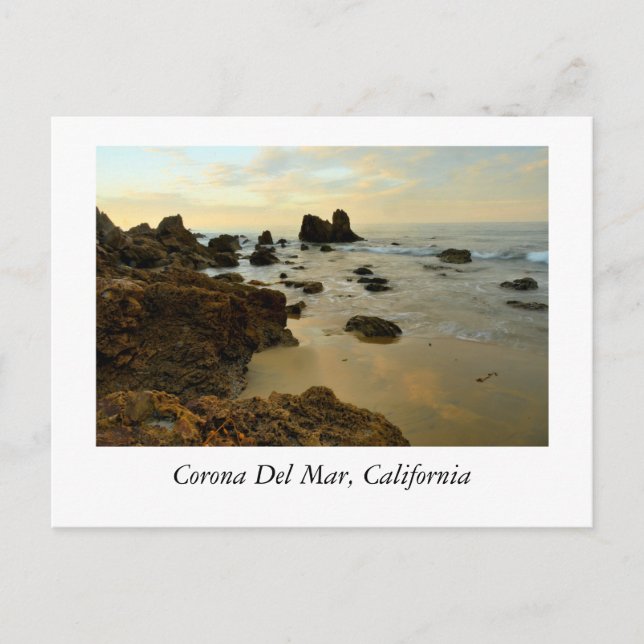 Postal Corona del Mar California (Anverso)