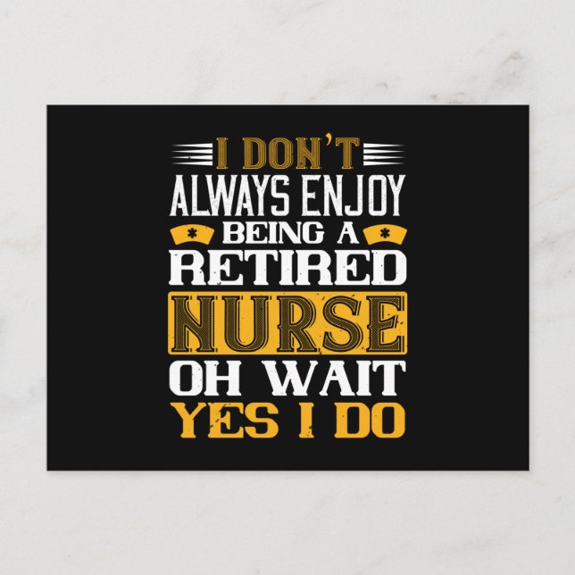 Postal Corona Enfermeras - Ser una enfermera jubilada (Anverso)