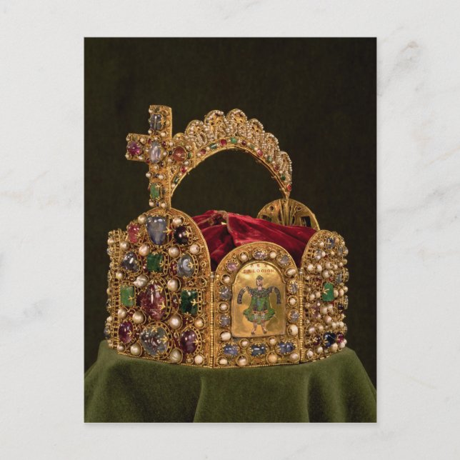 Postal Corona imperial hecha para la coronación de Otto (Anverso)