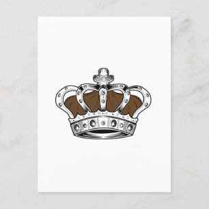 Postal Corona - Marrón