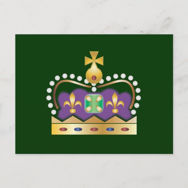Postal Corona Real Tradicional (Anverso)