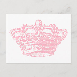 Postal Corona rosa