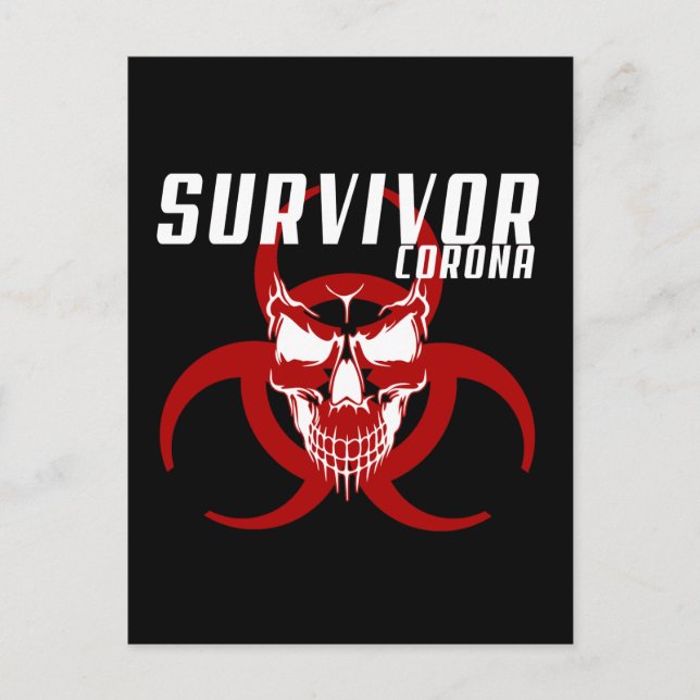 Postal Corona Survivor (Anverso)
