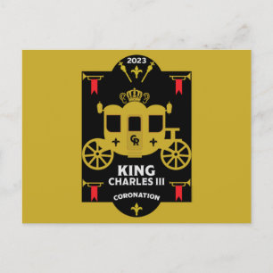 Postal Coronación británica Rey Carlos III 2023