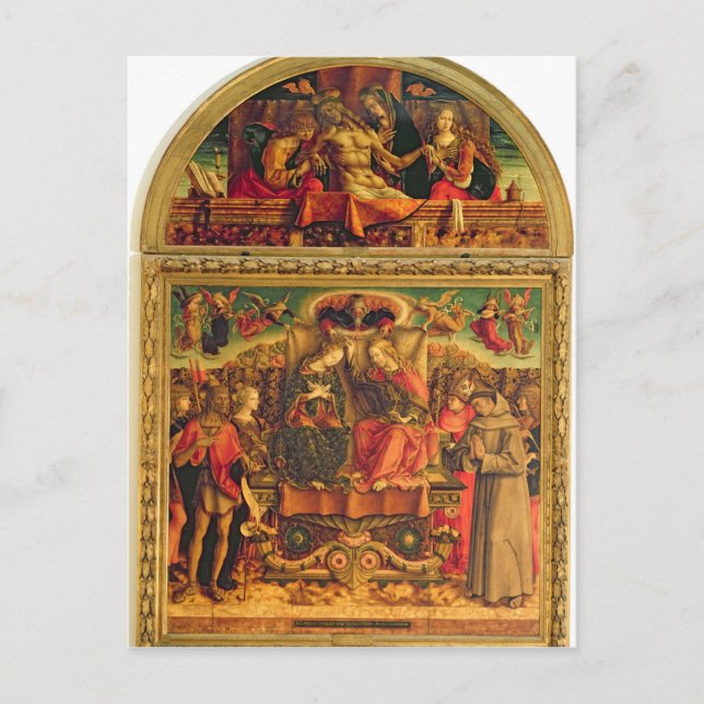 Postal Coronación de la Virgen (Anverso)