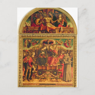 Postal Coronación de la Virgen