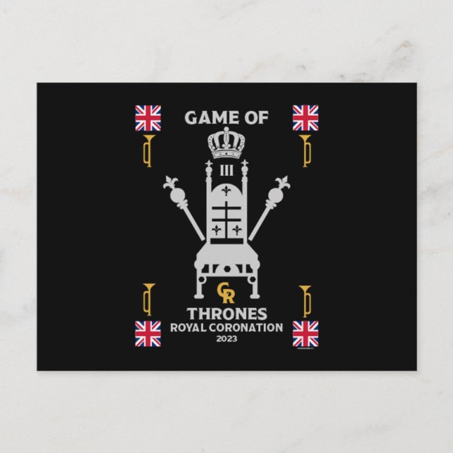 Postal Coronación Real Británica Rey Carlos III (Anverso)