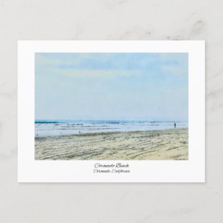 Postal Coronado Beach California Watercolor Print