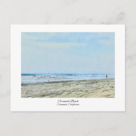 Postal Coronado Beach California Watercolor Print