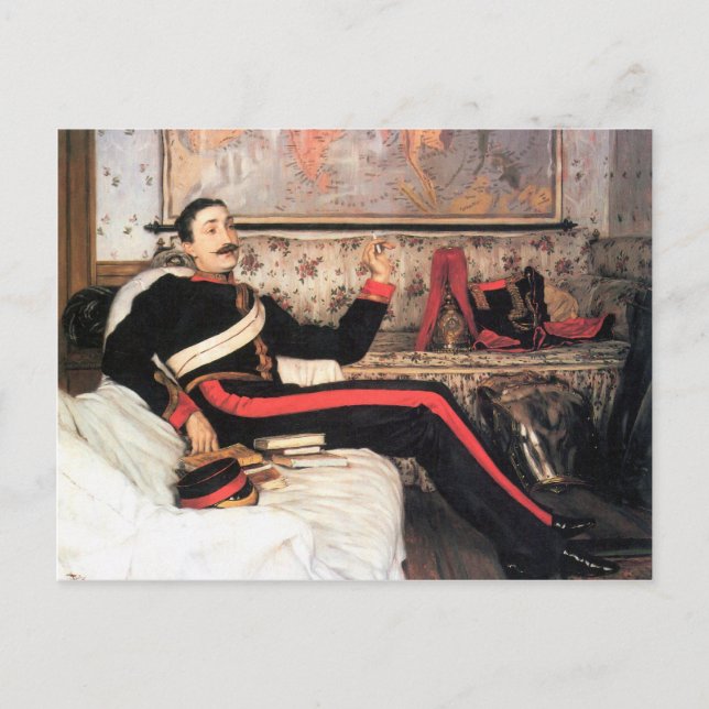 Postal Coronel Frederick Gustavus Burnaby por James Tisso (Anverso)