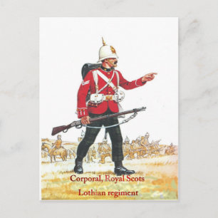 Postal Corporal, Royal Scots, Regimento Lotio