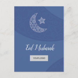 Postal corporativa de Eid - azul