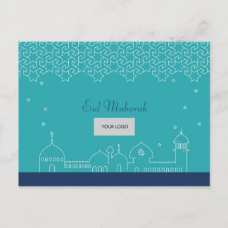 Postal corporativa Eid - Azul
