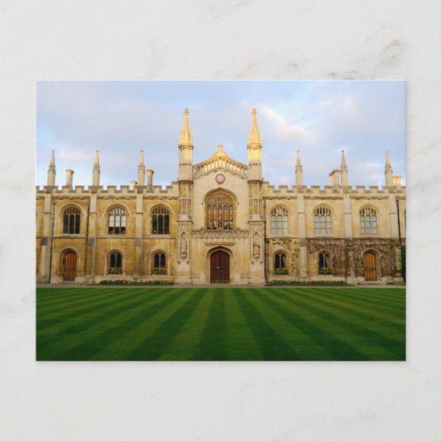 Postal Corpus Christi College, Cambridge, Inglaterra (Anverso)