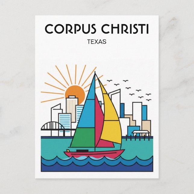 Postal Corpus Christi Texas (Anverso)