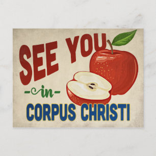 Postal Corpus Christi Texas Apple - Viajes de época
