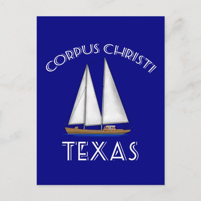 Postal Corpus Christi Texas Vela (Anverso)