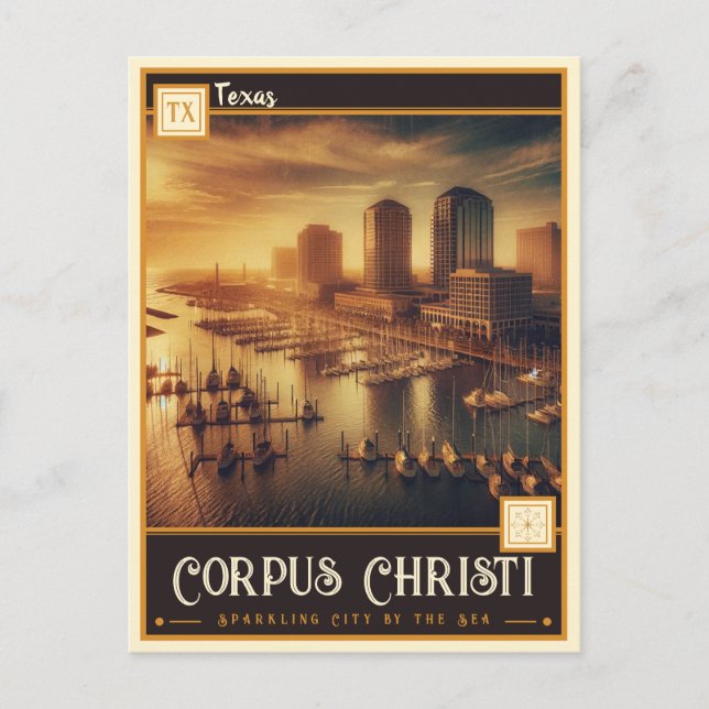 Postal Corpus Christi, Texas | Vintage (Anverso)