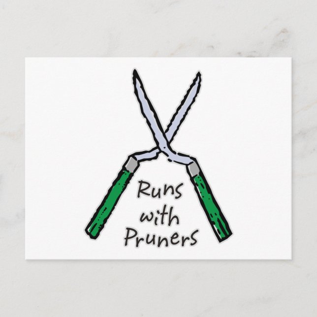Postal Corre con Pruners (Anverso)