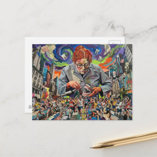 Postal Corre Rápido El Dentista Está Viniendo Un Collage 