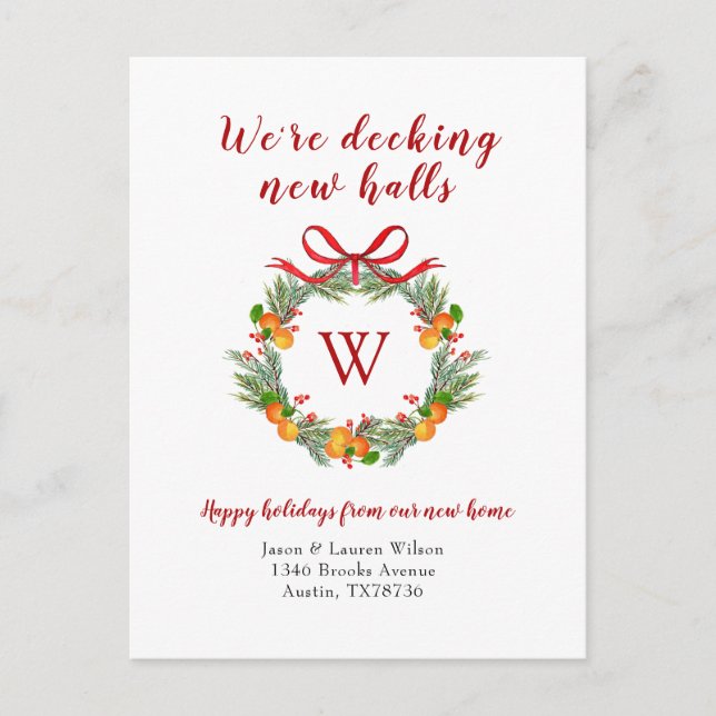 Postal Correa de cítricos con movimiento de vacaciones mo (Anverso)