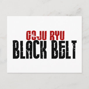 Postal Correa negra Goju Ryu