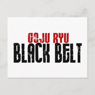 Postal Correa negra Goju Ryu