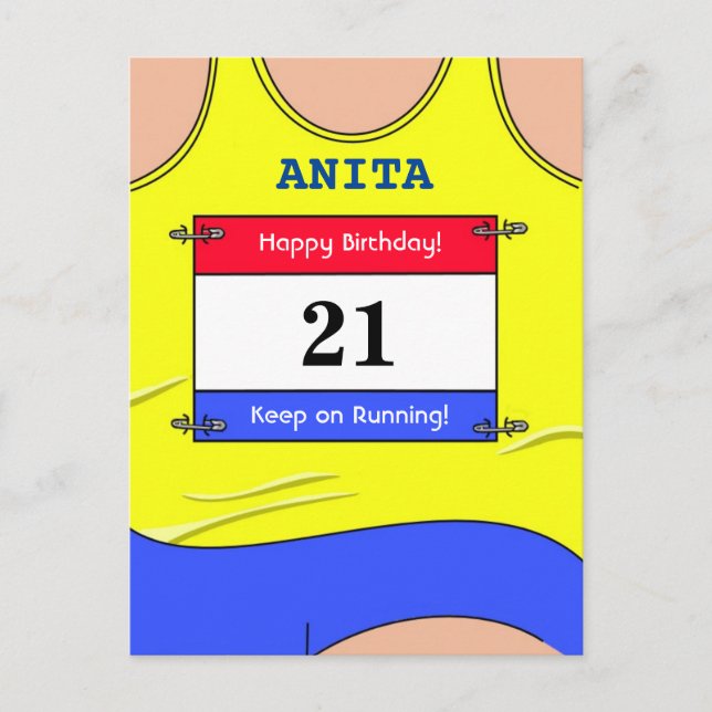 Postal Corredor Amarillo (Anverso)