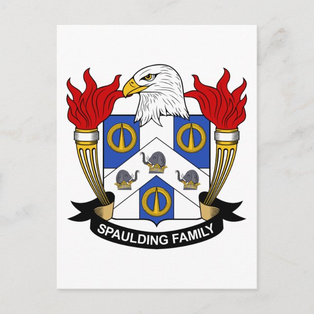 Postal Corredor de familia de Spaulding (Anverso)