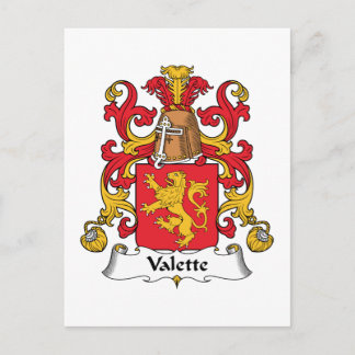 Postal Corredor de familia de Valette