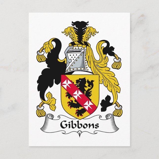Postal Corredor de familia Gibbons (Anverso)