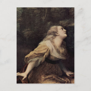 Postal Correggio Noli me tangere, detalle: Hl. Maria Magd